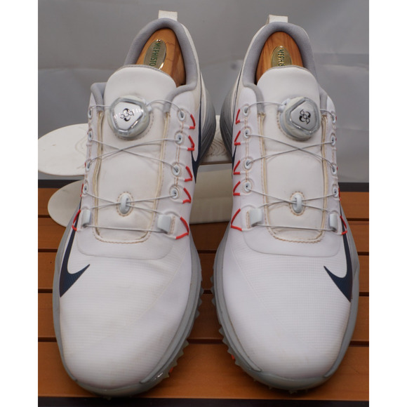 Nike Lunar Command 2 BOA White Navy Golf Shoes 888552-101 Size 10 main image 7